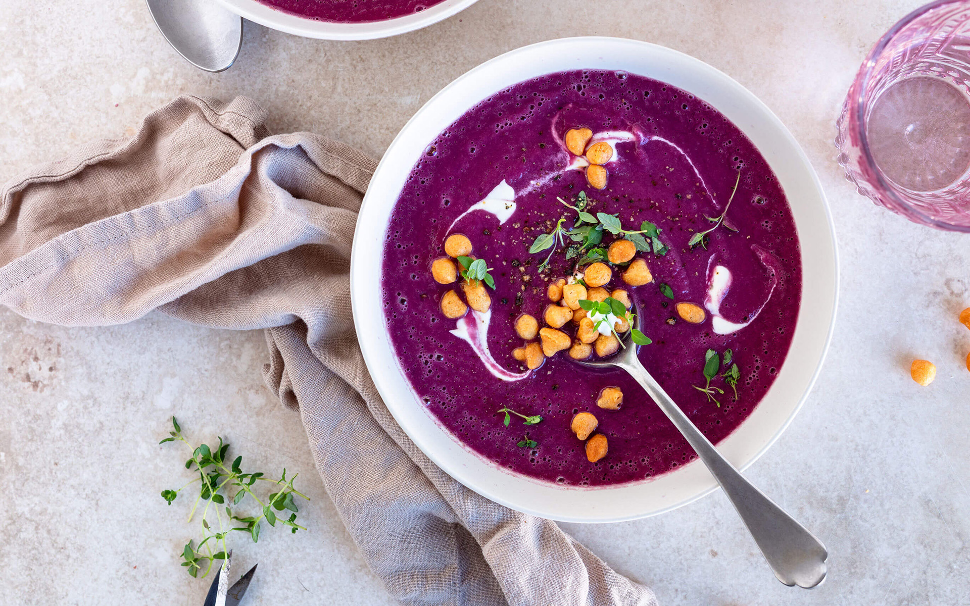 Blaukraut-Cremesuppe